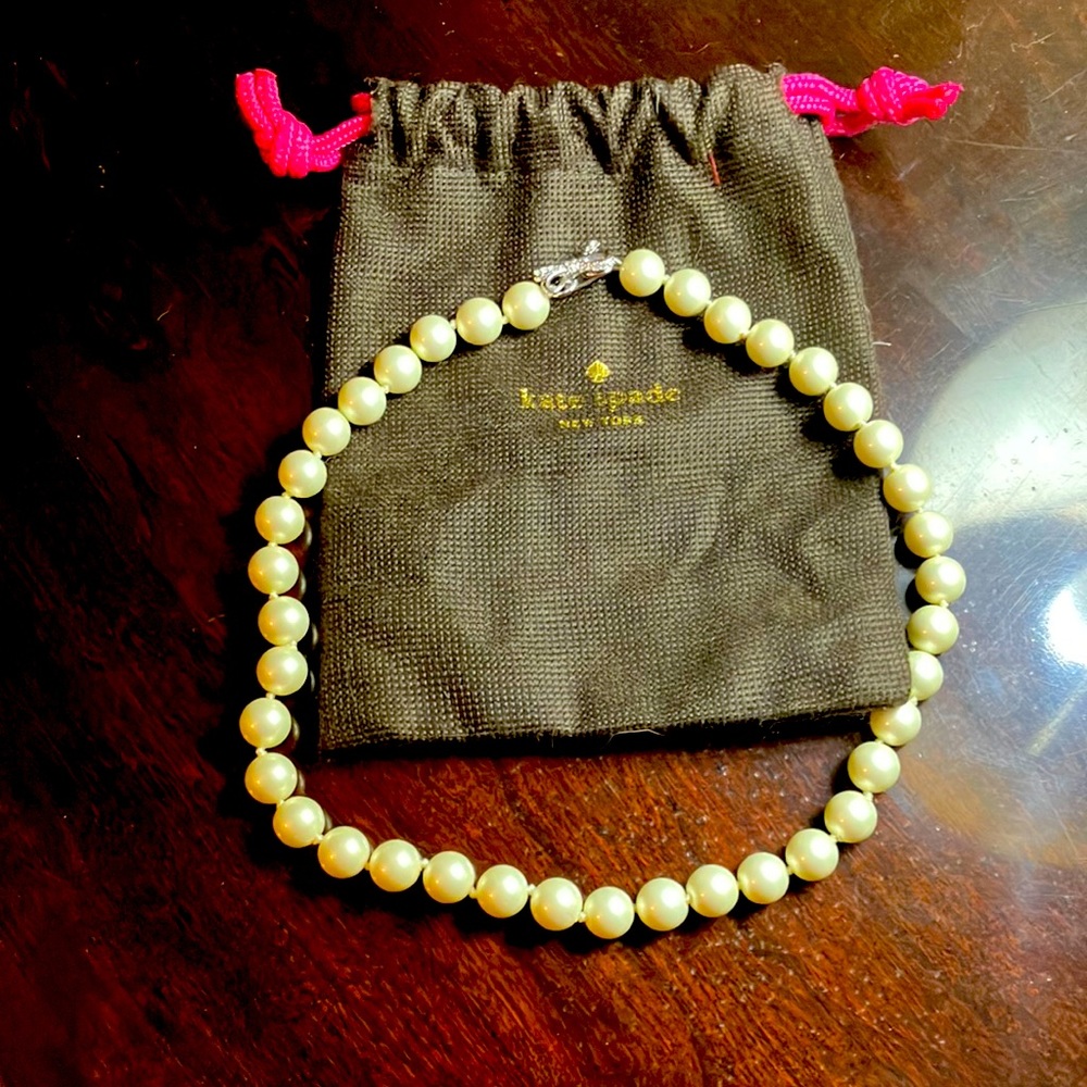 Kate Spade mini skinny bow necklace